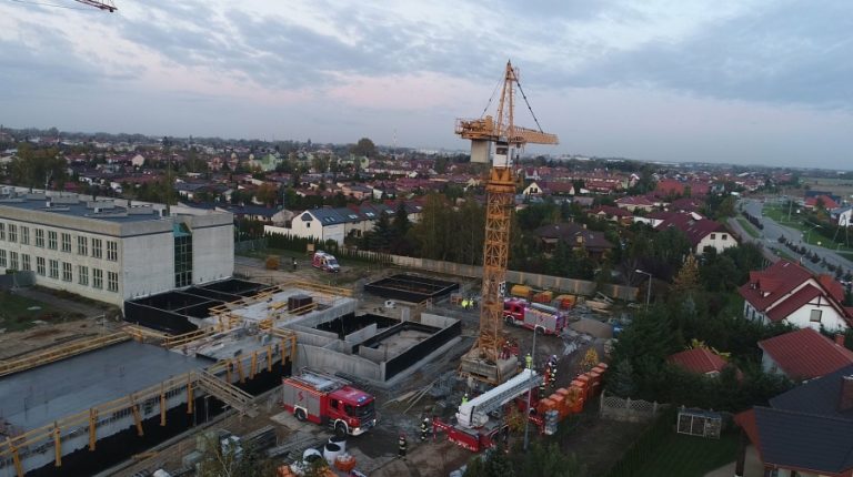 Zasłabnięcie na placu budowy