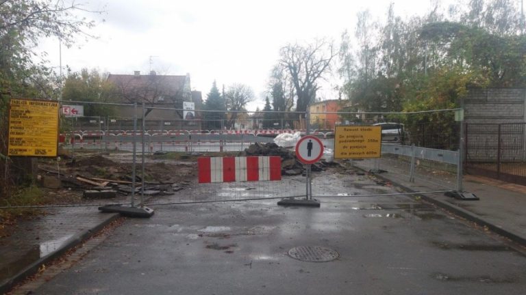 Krajówka już bez kładki
