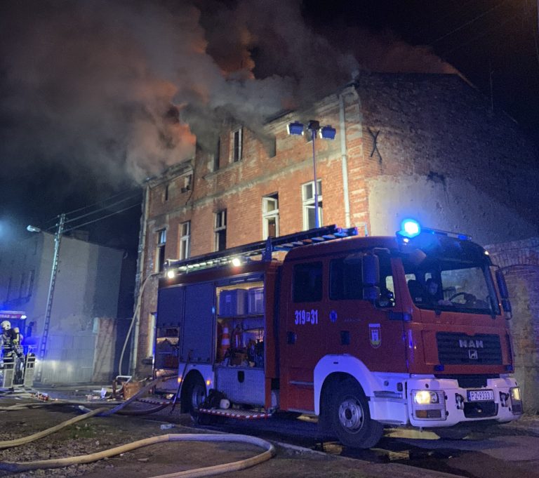 Zaprószenie ognia przyczyną tragedii