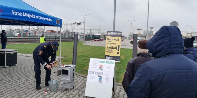 Pokaz palenia metodą “od góry”