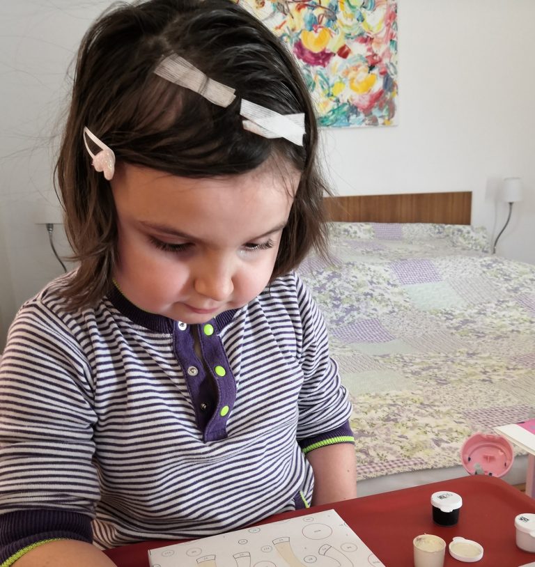 Asia dzielnie walczy