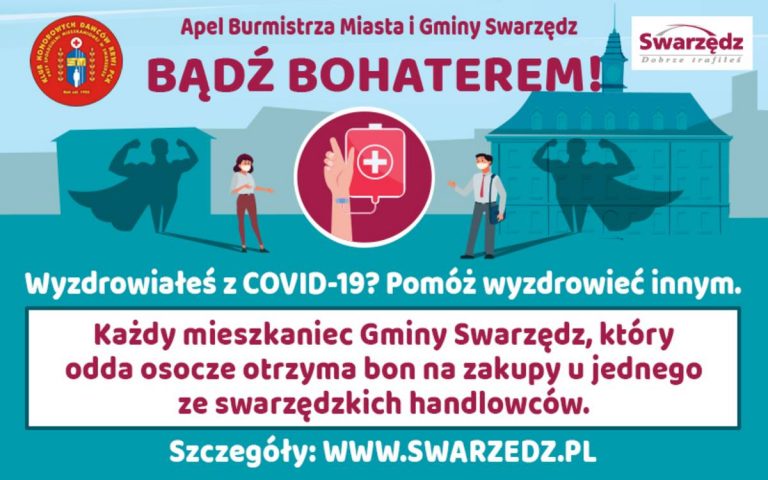 Oddasz osocze? Otrzymasz bon na zakupy!