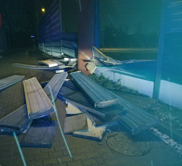 Kto uszkodził ekran akustyczny?