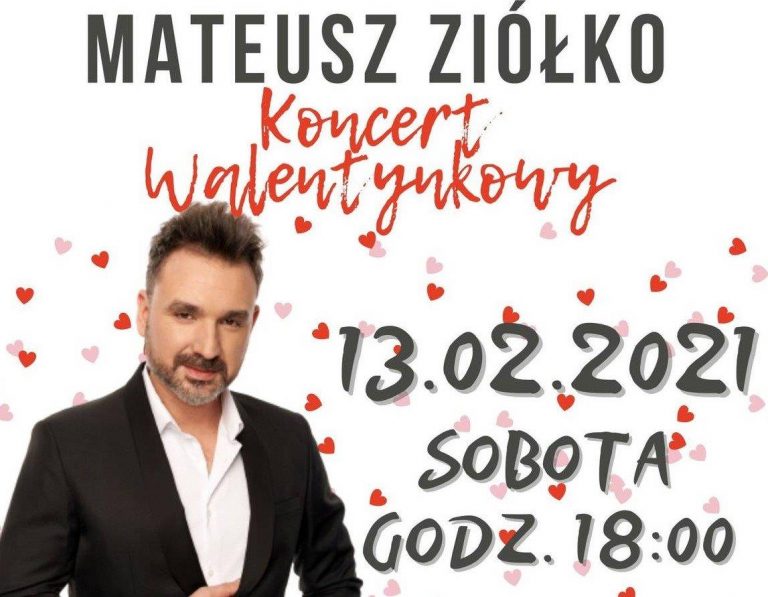Na Walentynki zaśpiewa Mateusz Ziółko!