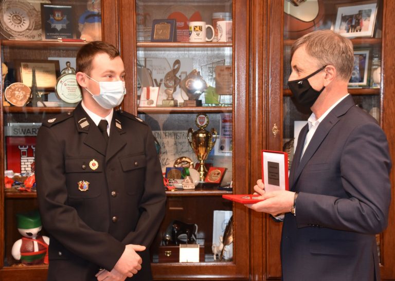Strażak z nominacją