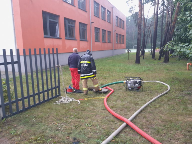 Szkole groziło podtopienie