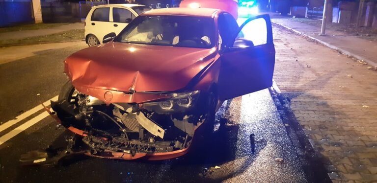 Porzucił auto i zbiegł