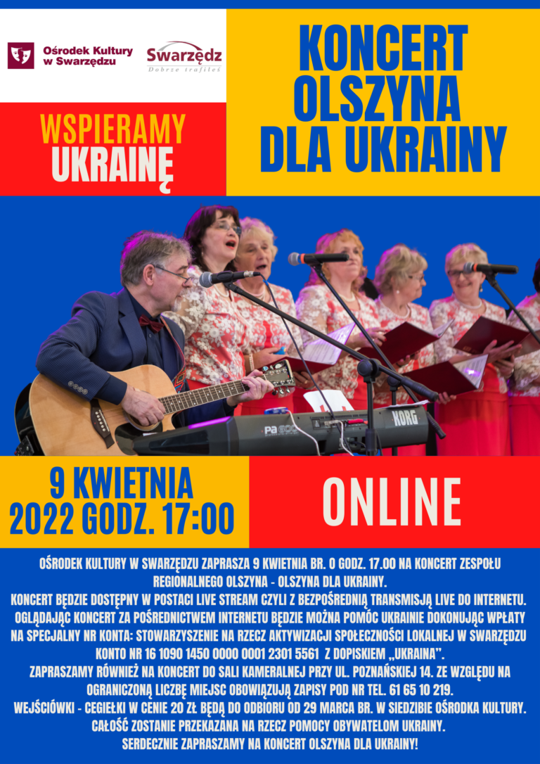 Olszyna zaśpiewa dla Ukrainy