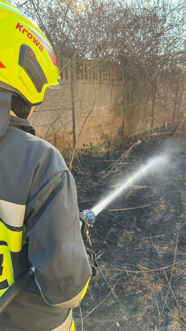 Wypalanie traw podlega karze!
