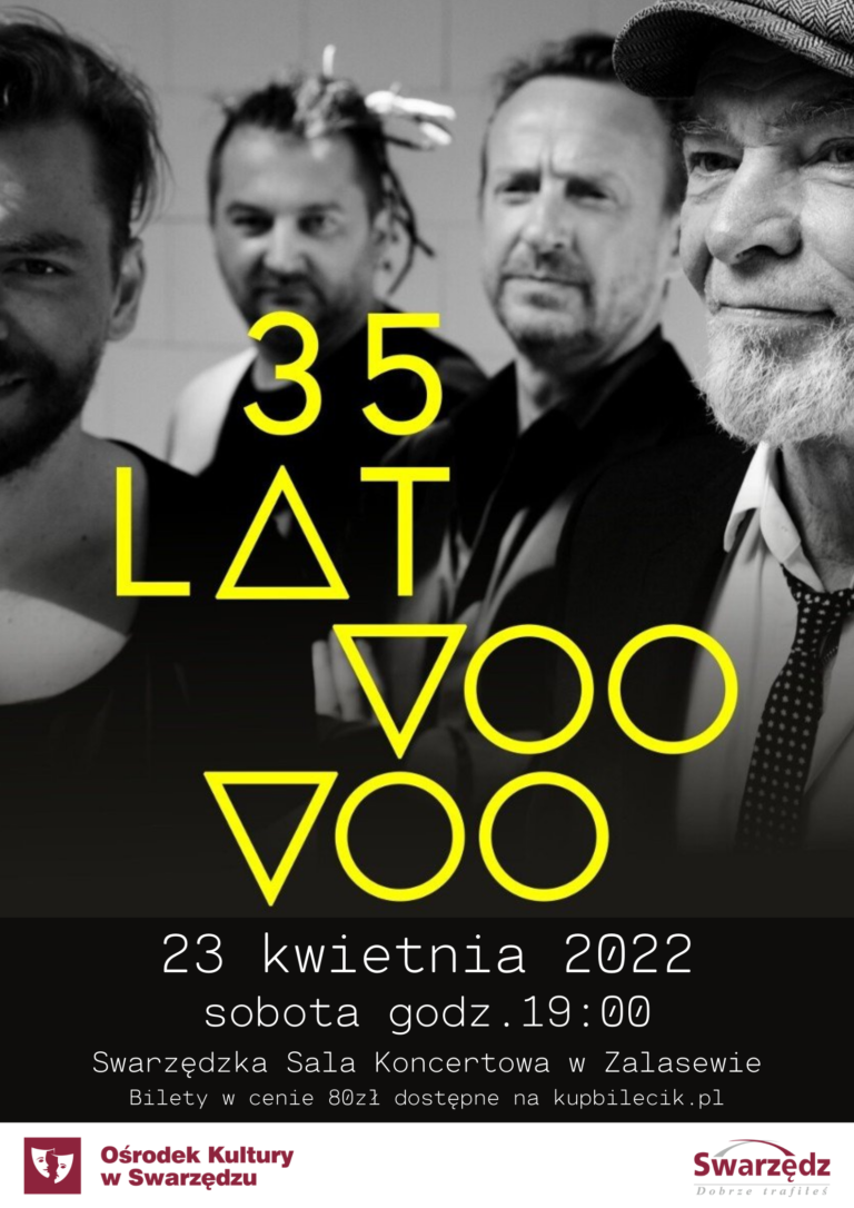 Jubileuszowy koncert VOO VOO już 23 kwietnia!