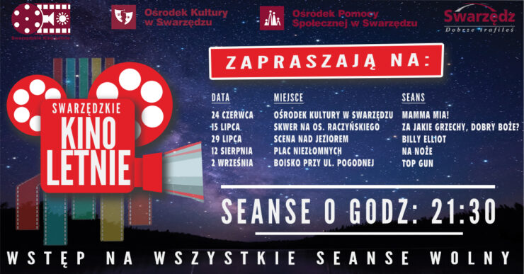 W piątek kolejny seans kina letniego
