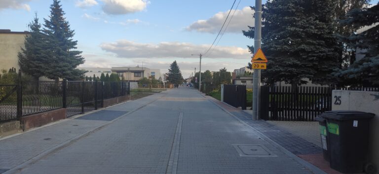 Ulica Wiosenna przejezdna, ale nie dla TIRów