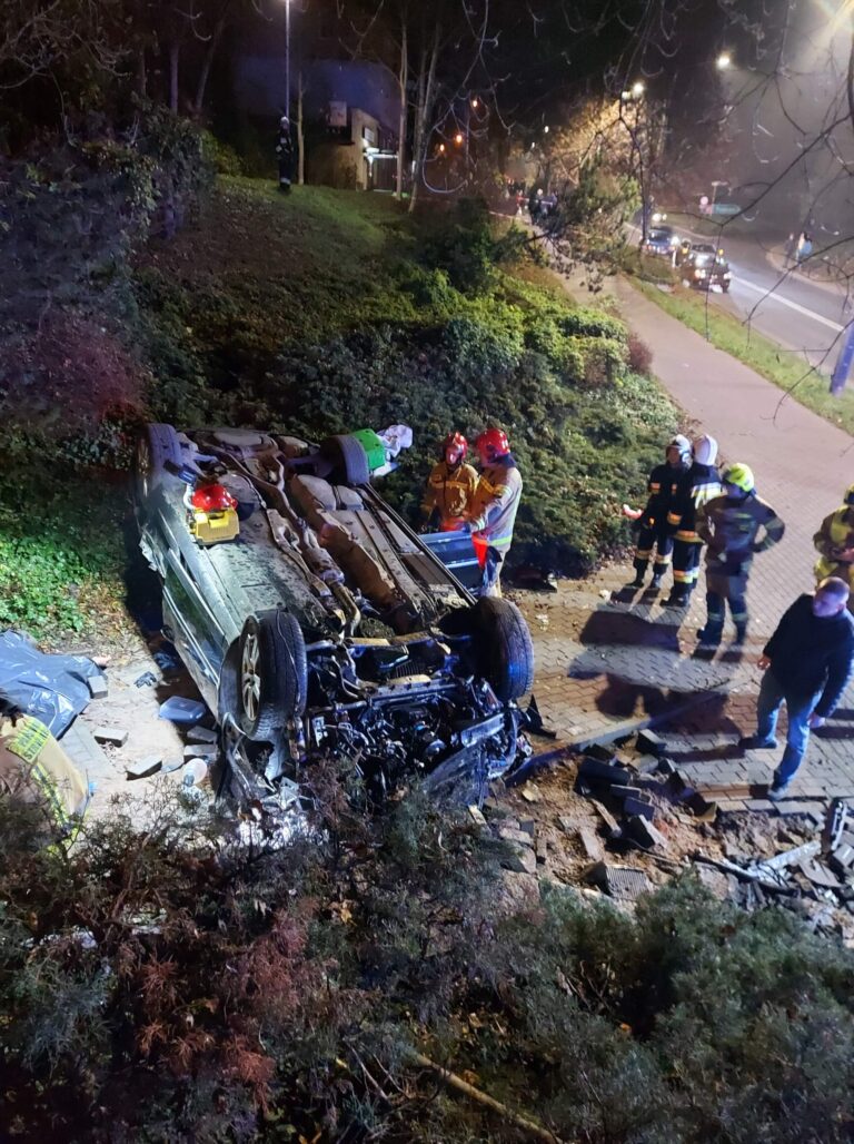 Tragiczny upadek z wiaduktu