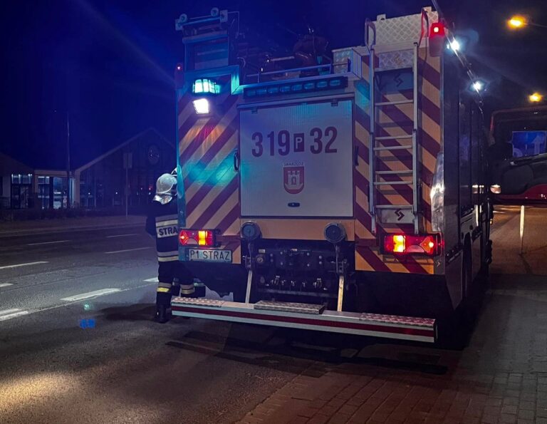 Akcja gaśnicza na Swarzędzkiej