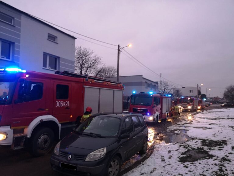 Płonął warsztat samochodowy