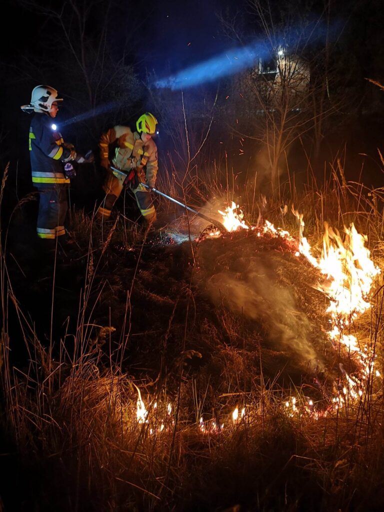 Kto podpalił trawę?