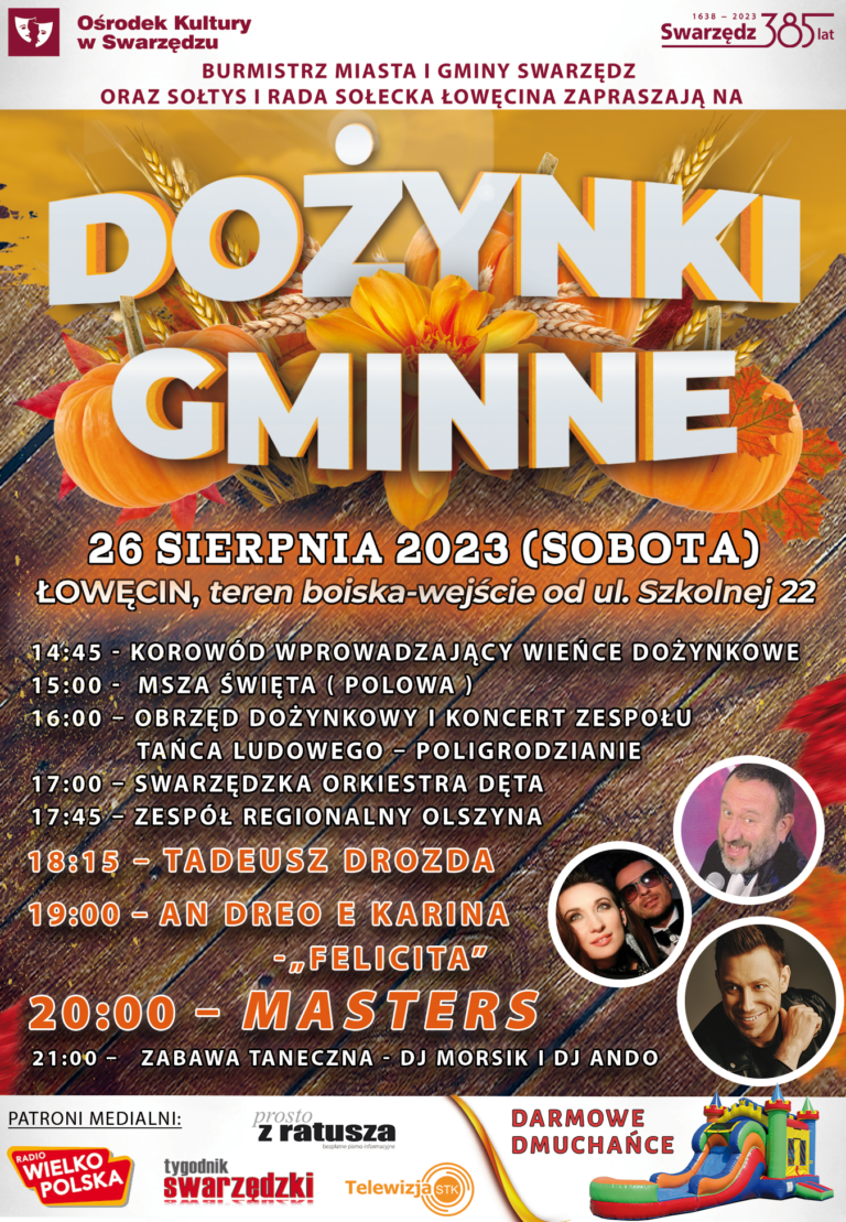 Łowęcin gospodarzem Dożynek Gminnych