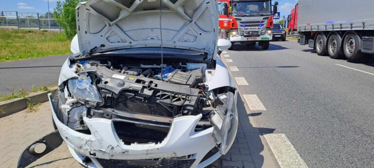 Groźna kolizja na krajówce