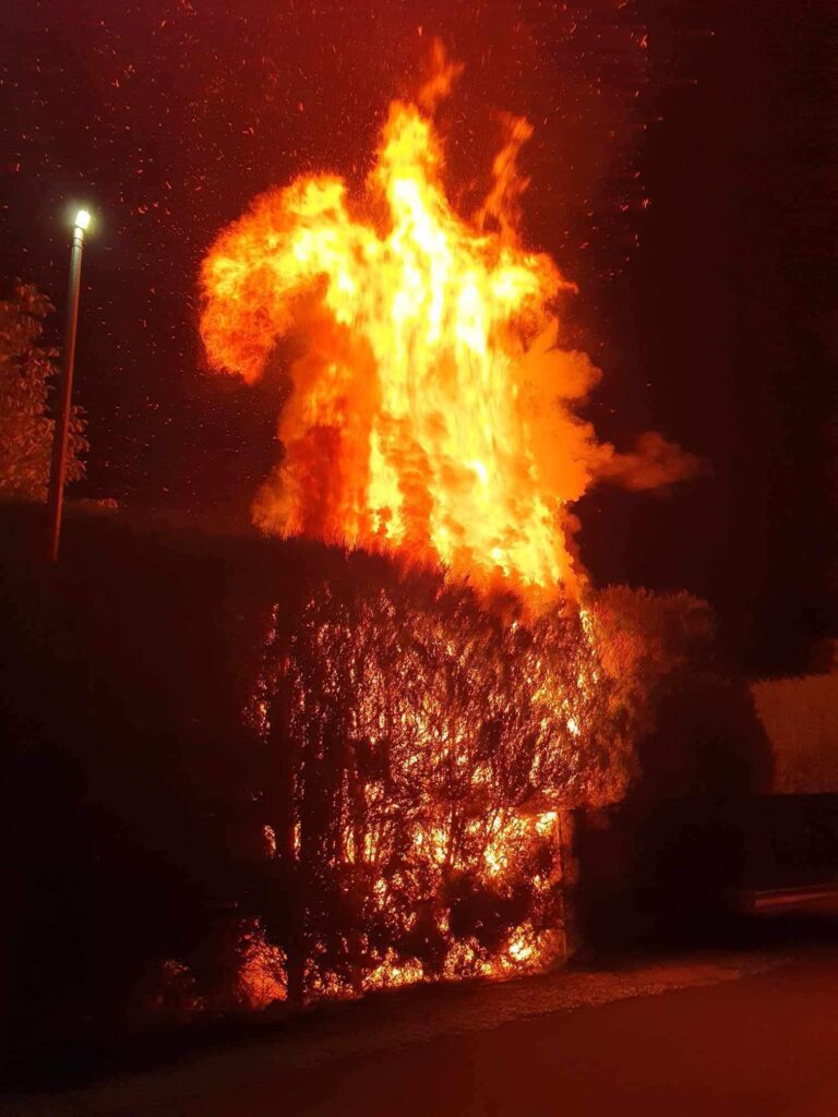 Pożar w wędzarni
