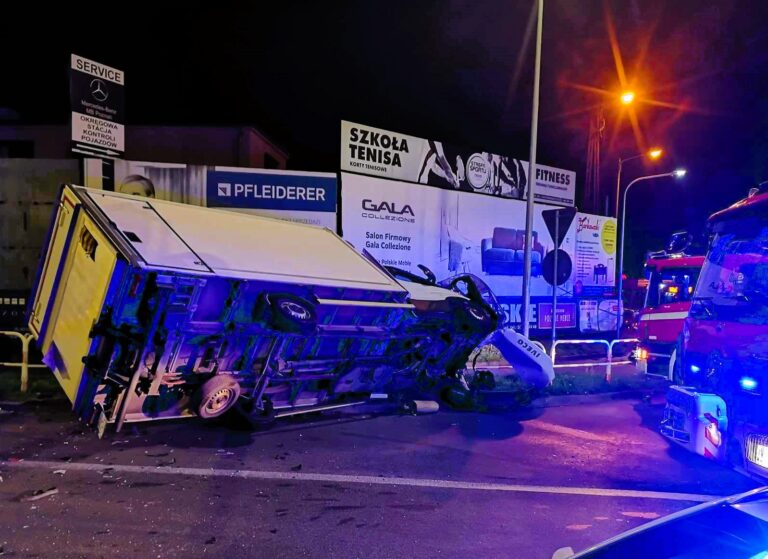 Groźne zderzenie na krzyżówce