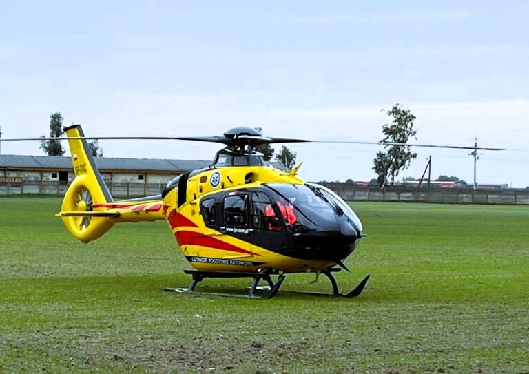 Lądował helikopter