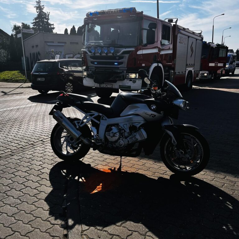 Motocyklista trafił do szpitala