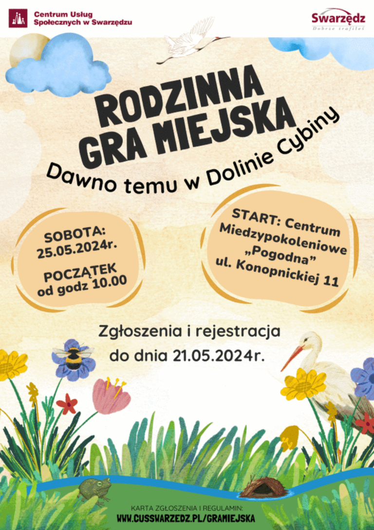 Swarzędz zaprasza na Grę Miejską!