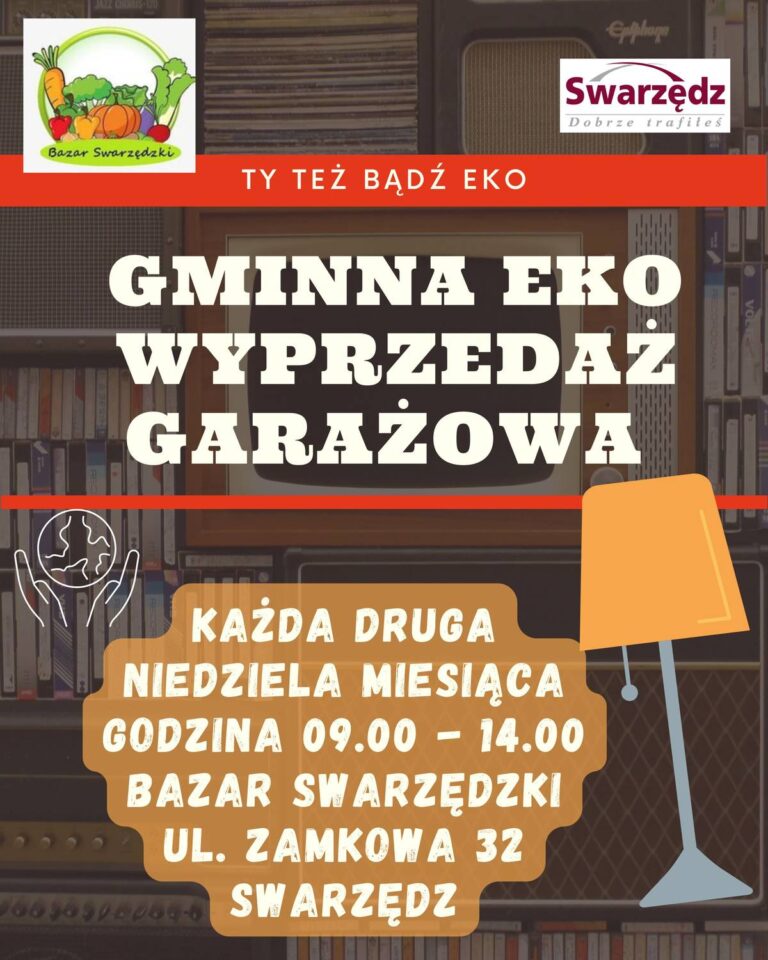 W niedzielę wyprzedaż garażowa na Bazarze Swarzędzkim!