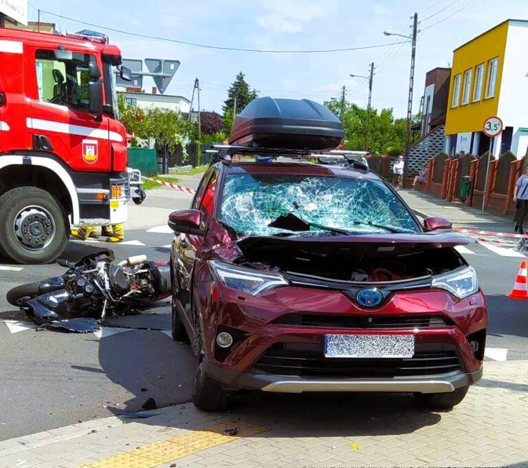 Tragiczny wypadek na Kórnickiej w Swarzędzu: zginął motocyklista