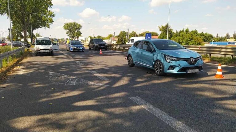 Groźne zderzenie na Poznańskiej