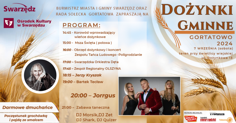 Gortatowo gospodarzem Gminnych Dożynek!