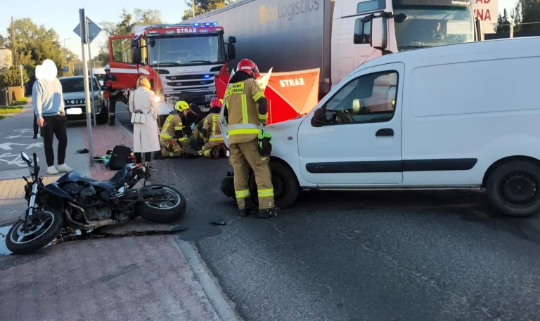 Groźny wypadek na Swarzędzkiej w Kobylnicy