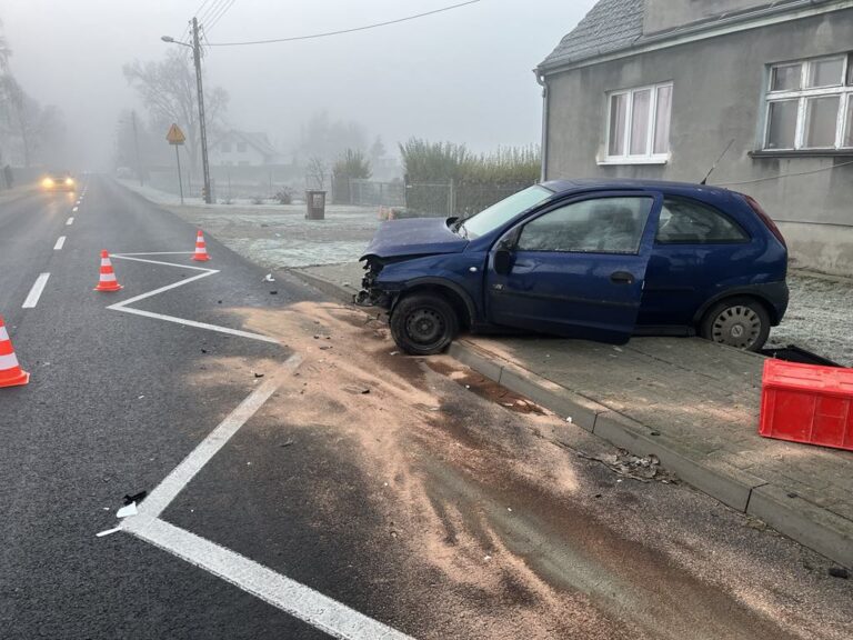 Paczkowo: chciał uniknąć zderzenia