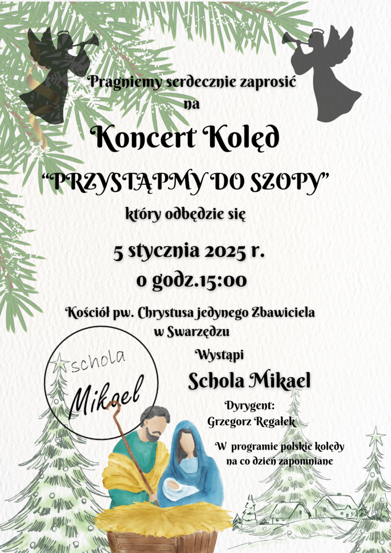 5 stycznia zapraszamy na Koncert Kolęd!