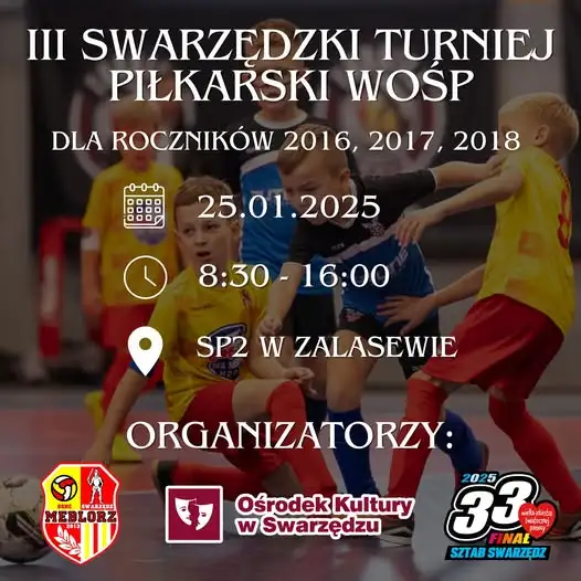 W Swarzędzu piłkarze zagrają dla WOŚP!