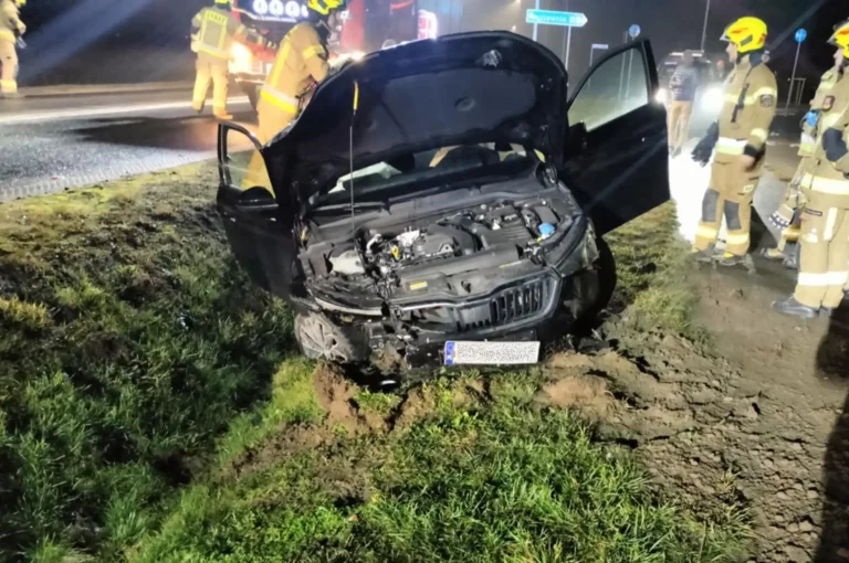 Groźny wypadek w Kruszewni