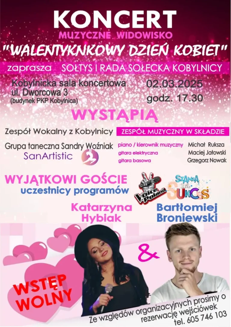Walentynkowy koncert w Kobylnicy