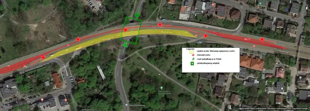 Swarzędz: po świętach zmiany na krajówce! 3 Krajowka mapka UMIG Tygodnik i Portal Swarzedzki