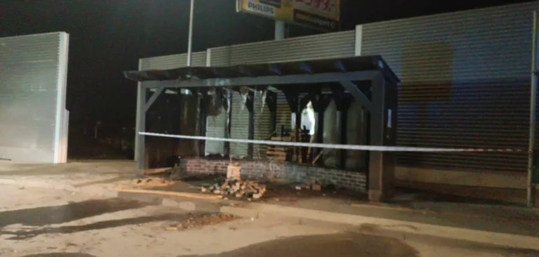 W Swarzędzu podpalono wiatę przystankową?