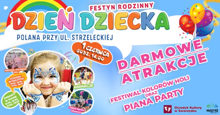 Piana party na Dzień Dziecka w Swarzędzu!