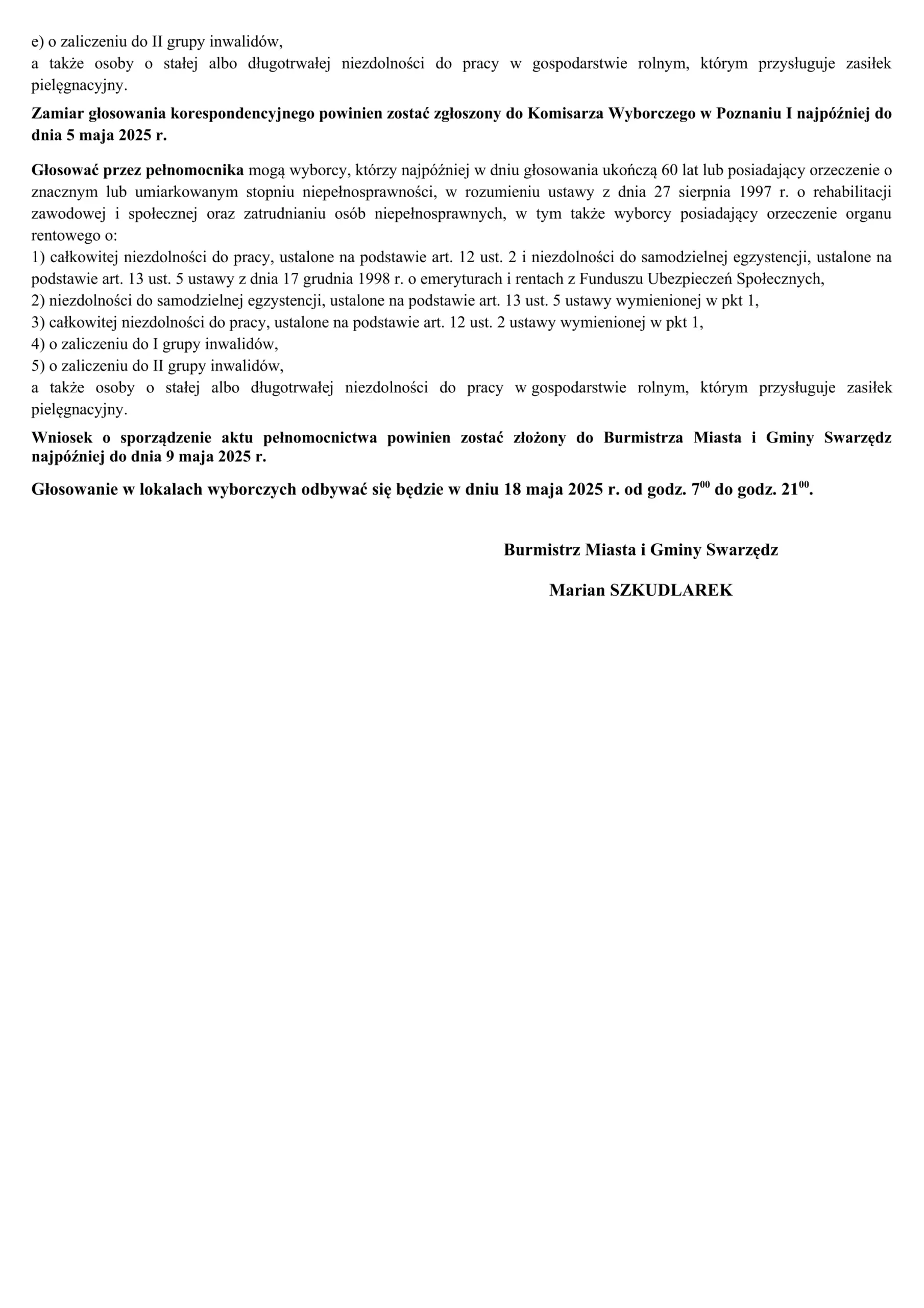 Gdzie będziemy głosować w niedzielnych wyborach? 6 obwieszczenie o obwodach 302116 2 6 scaled