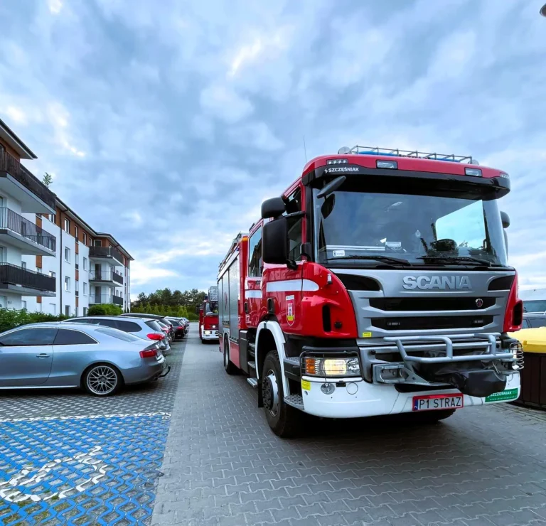 Zalasewo: pożar na balkonie