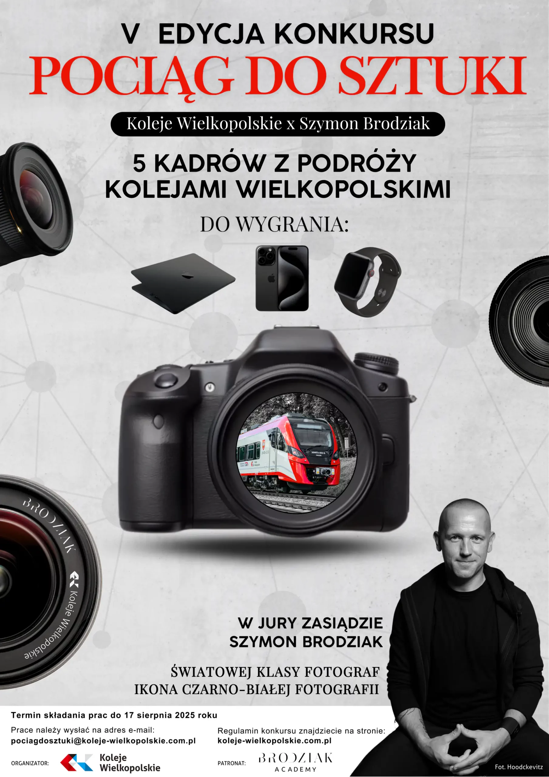 Koleje Wielkopolskie ruszają z letnią ofensywą: nowe połączenia, konkurs artystyczny i kampania rekrutacyjna 1 Plakat KW Konkurs scaled