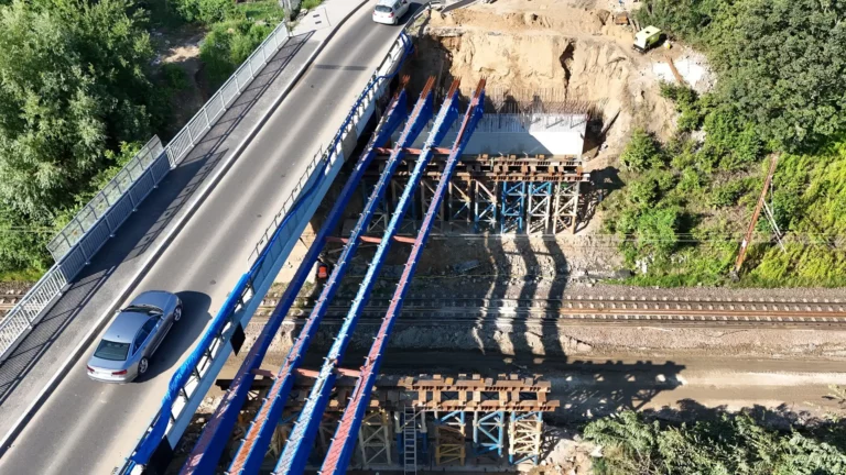 Wiadukt na Ligowcu rośnie