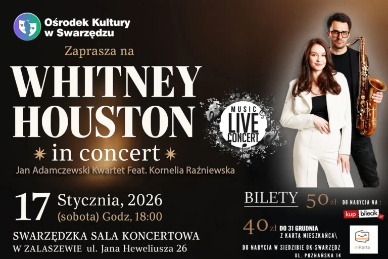 Whitney Houston in concert w Swarzędzu!