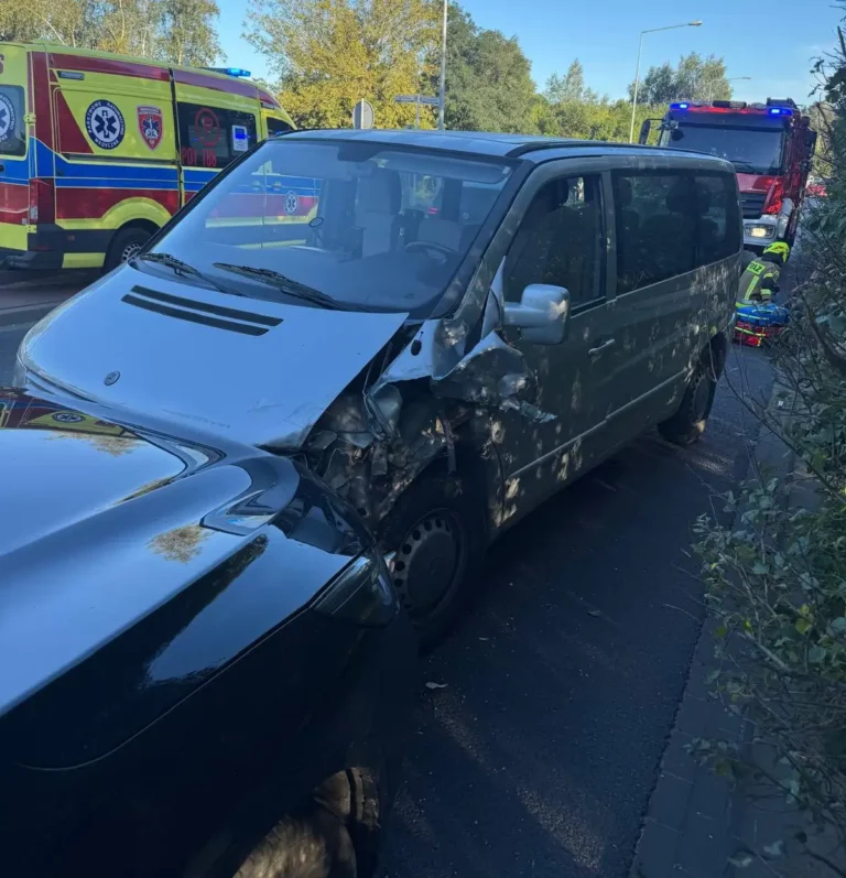 Groźny wypadek na Swarzędzkiej w Gruszczynie