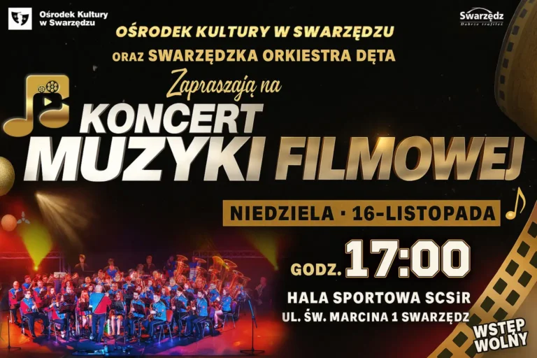 Swarzędzka Orkiestra Dęta z Koncertem muzyki filmowej!