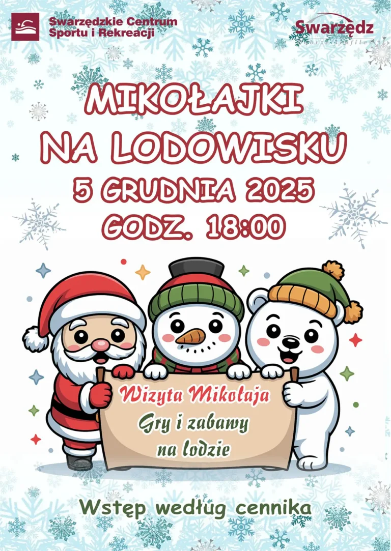 Mikołajki na swarzędzkim lodowisku