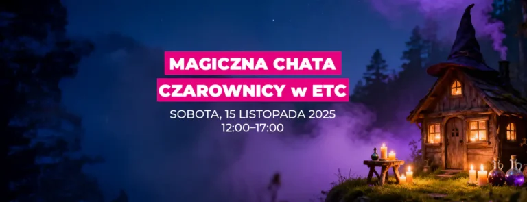 Magiczna chata czarownicy w ETC Swarzędz – andrzejkowa zabawa dla dzieci!