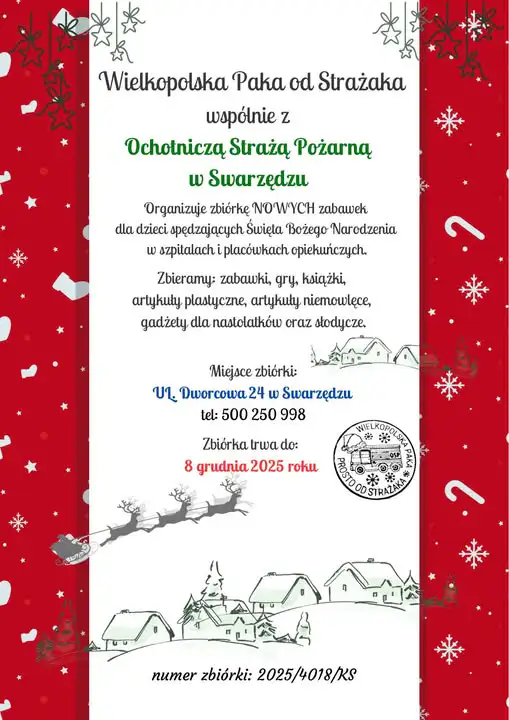 Paka od swarzędzkiego strażaka dla dzieci w szpitalach!